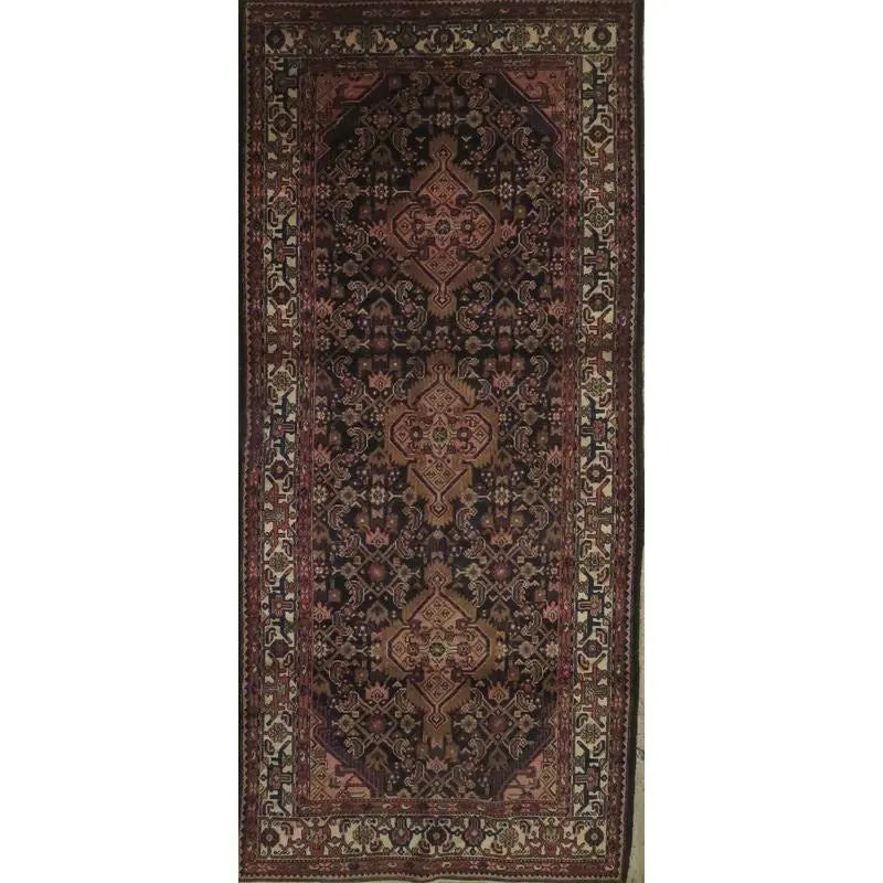 One Of The Kind Hand-Knotted Persian Wool Rug _ Luxurious Vintage Design, 13'5" x 9'6", Artisan Crafted